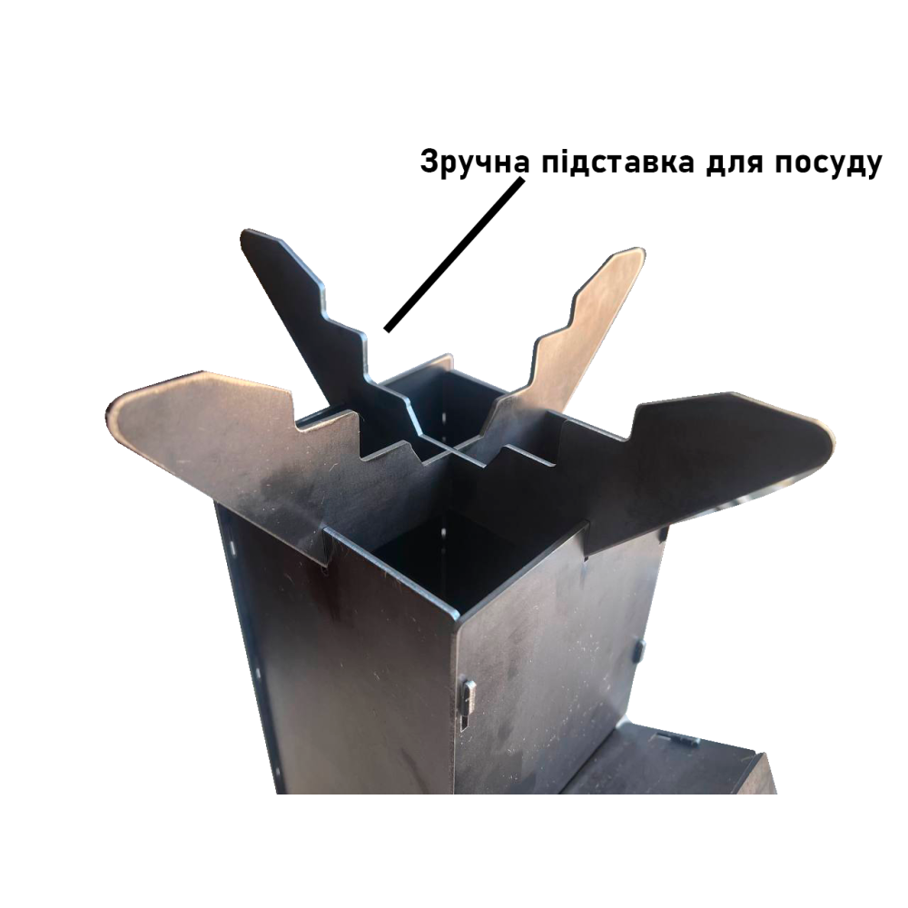 Печь дровяная Скиф Турбо разборная 32см