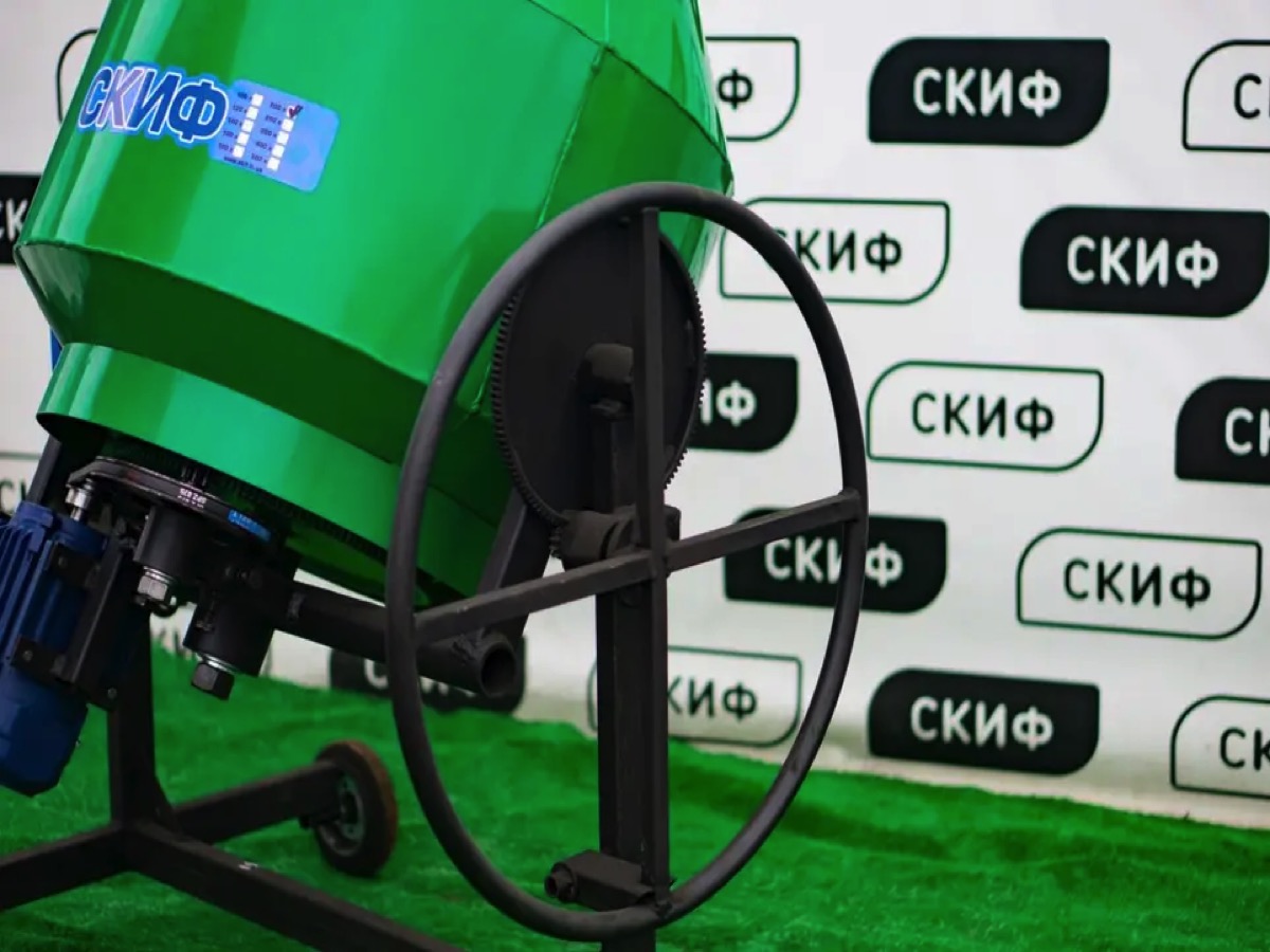 Купить бетономешалку Скиф БСМ-200 редукторную в Украине